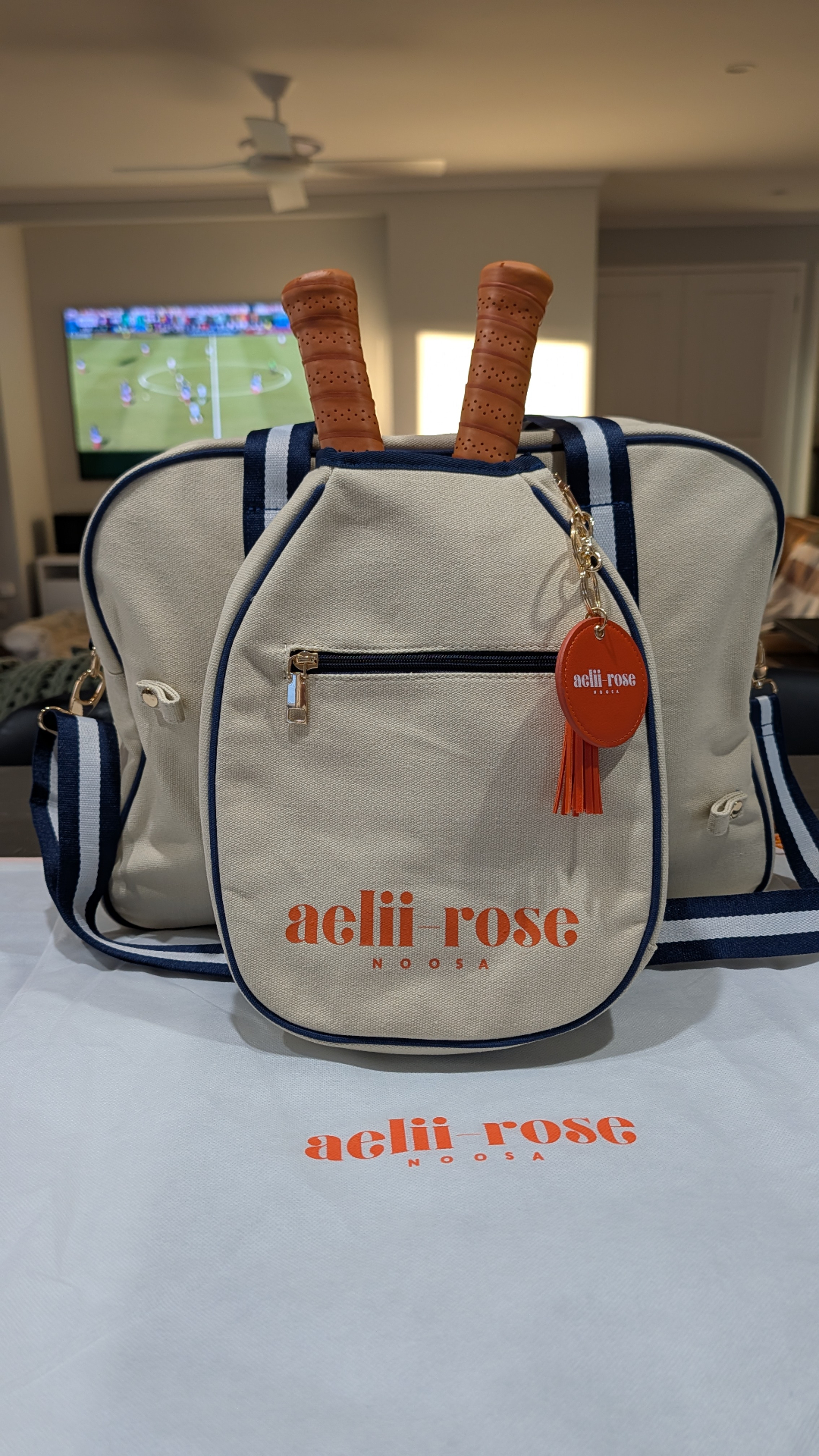 Sage canvas tote